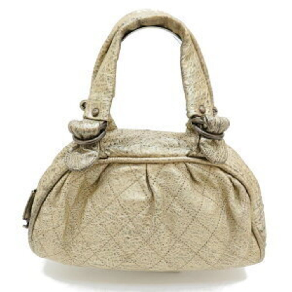 CHANEL Bowling Bag silver
